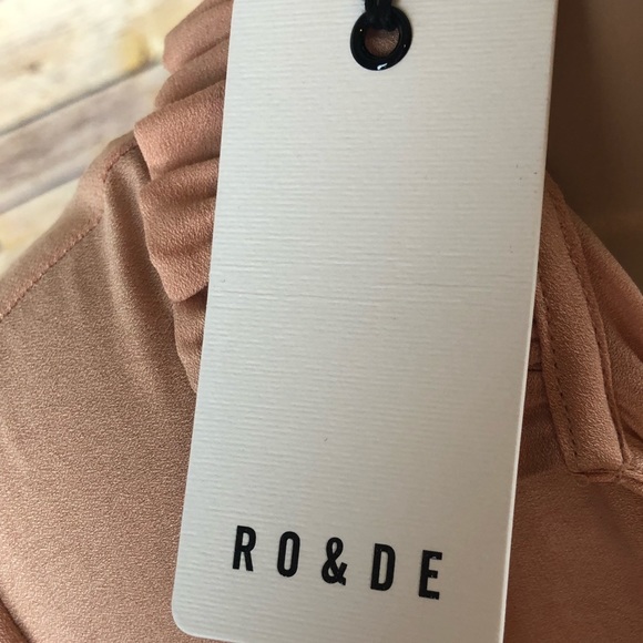 ✨ RO & DE NEW Pink Short Sleeve Medium Blouse - Picture 7 of 8